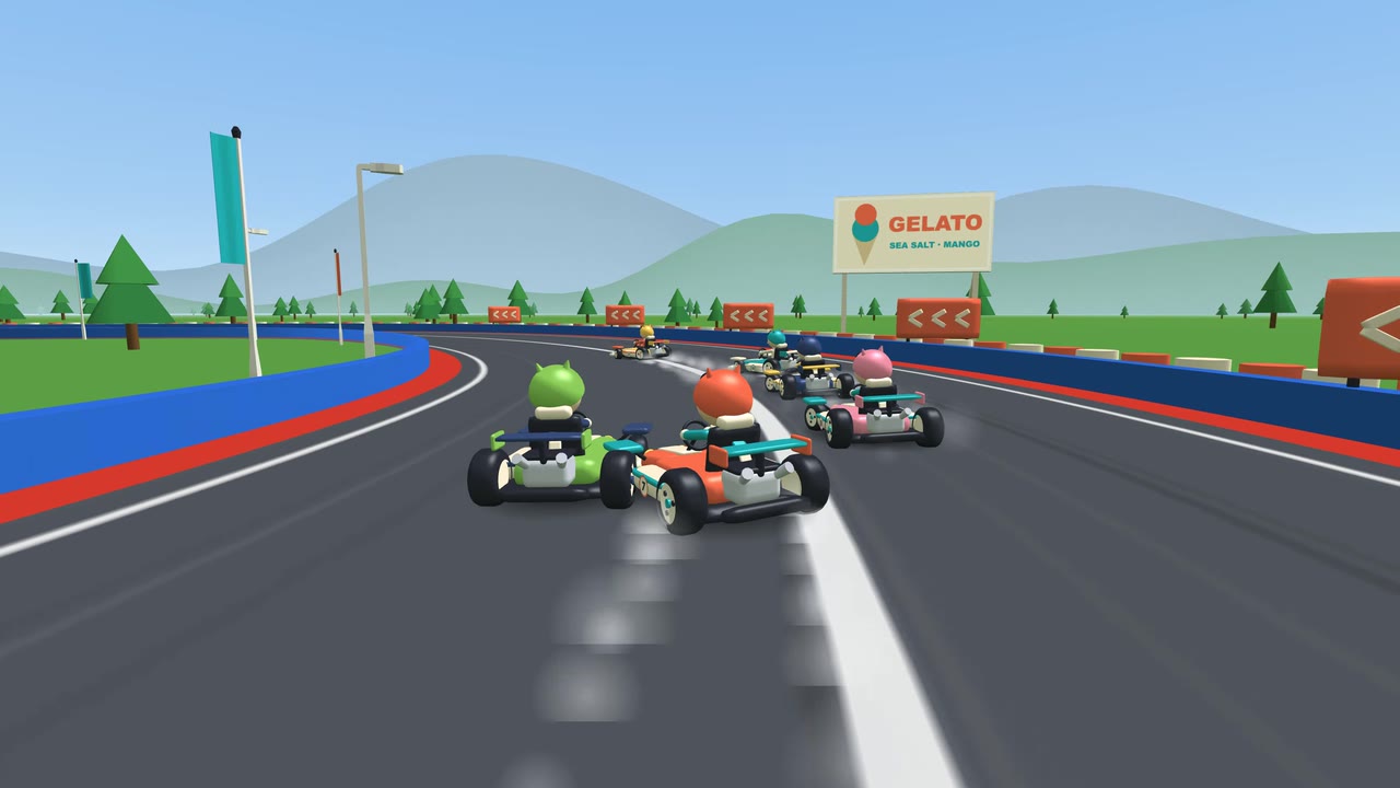 Racing on Coastal Loop