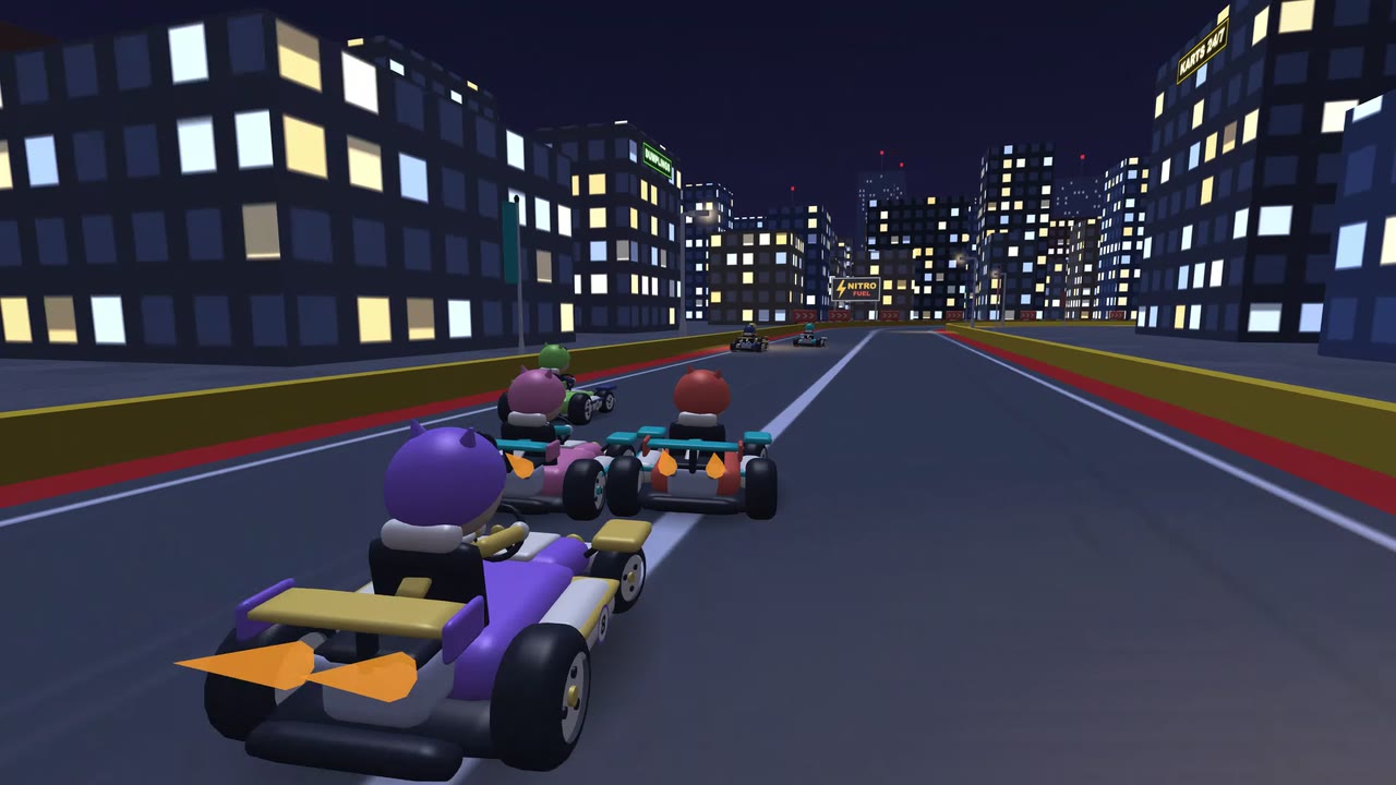 Racing on Harbour Night