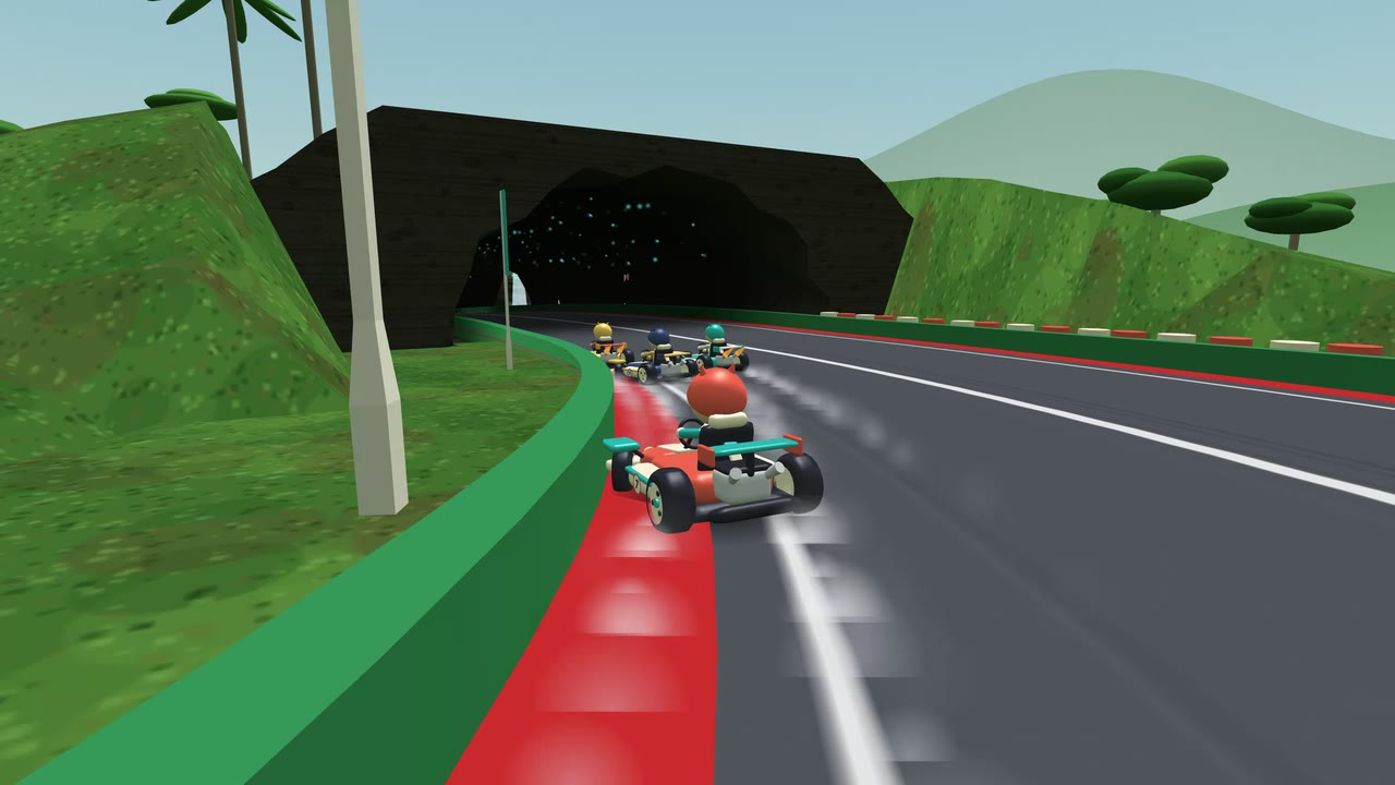 Racing on Rainforest Falls